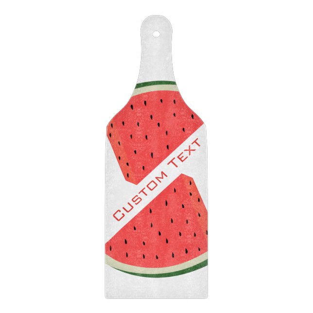 Watermelons Cutting Board - Add Your Text / Name  (Front)