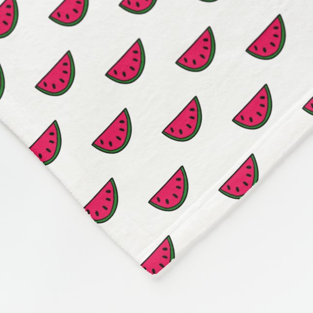 Watermelons Fleece Blanket (Corner)