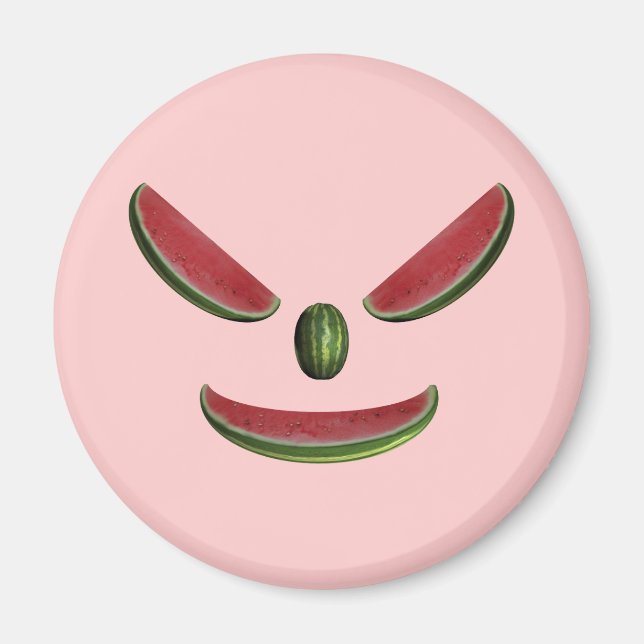 Watermelons Grin Magnet (Front)