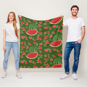Watermelons Pattern Fleece Blanket