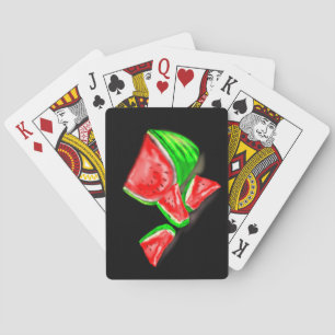 Watermelons Playing Cards with Custom Colours