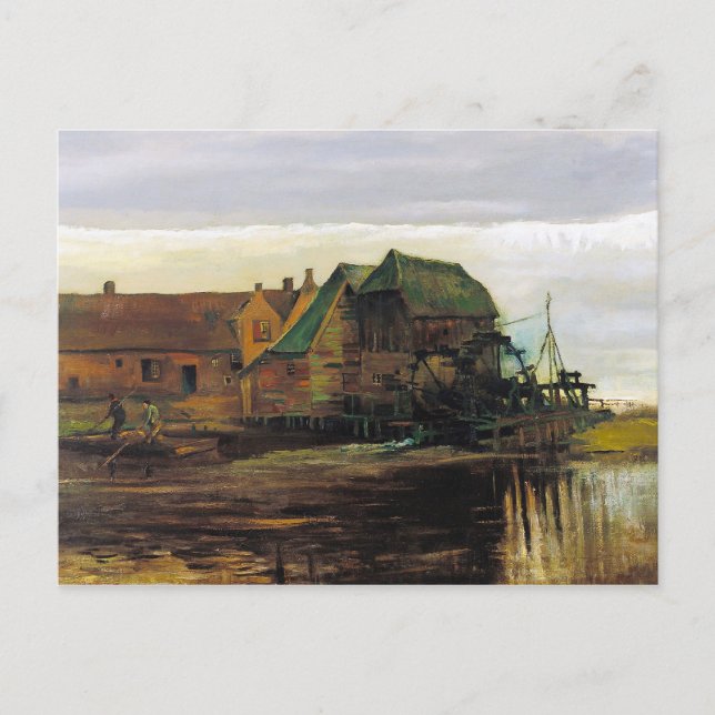 Watermill at Gennep by Vincent Van Gogh Postcard (Front)