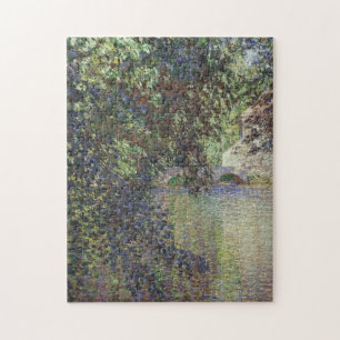 Watermill at Limetz Monet Fine Art Jigsaw Puzzle