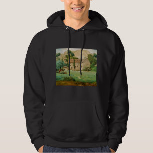 Watermill at the Foot of a Mountain Hoodie