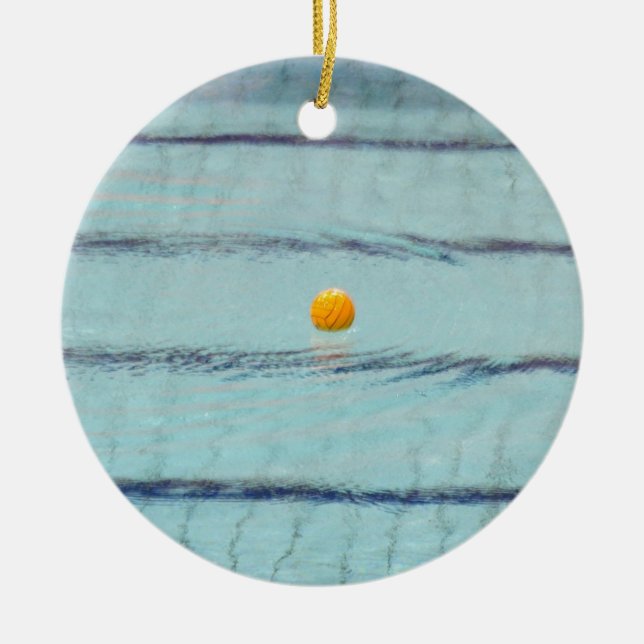 Waterpolo Ceramic Tree Decoration (Front)