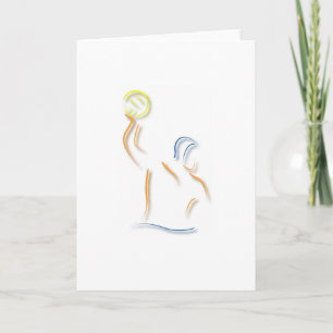 Waterpolo Greeting Card