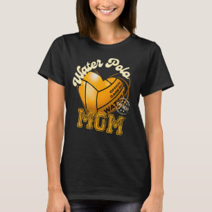 Waterpolo Mum Womens Cheer Mum Mother's Day Waterp T-Shirt