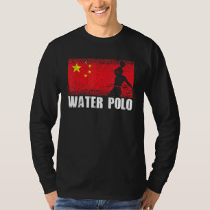 Waterpolo Sport China Flag Chinese Water Polo Play