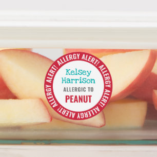 Waterproof Allergy Alert Customised Kids School