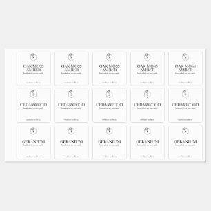 Waterproof Custom Candle Labels - Multiple Scents