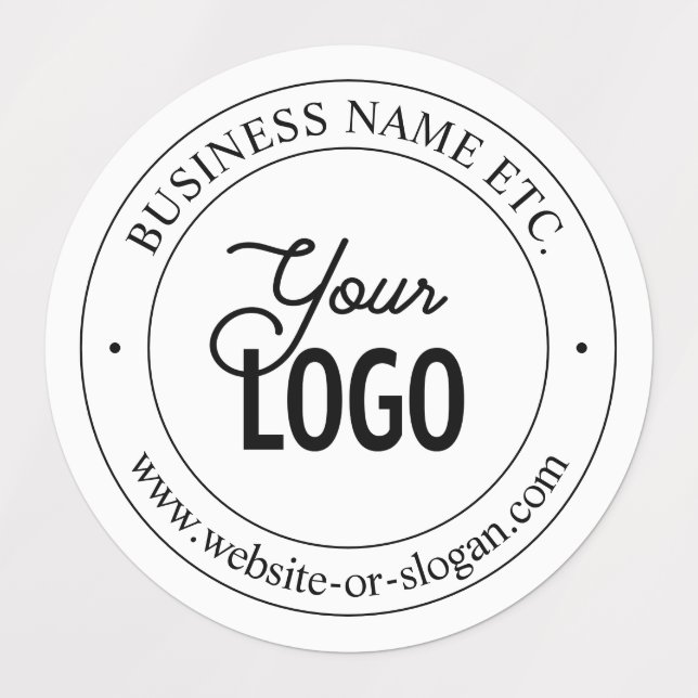 Waterproof Easy Logo Replacement Customisable Text (Design 1)