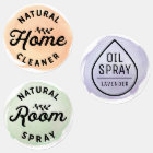 Waterproof Essential Oil Spray Bottle Labels