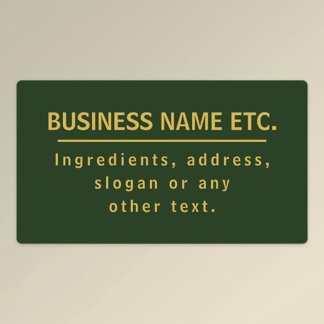 Waterproof Forest Green & Gold Multi-Purpose (Creator Uploaded)