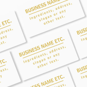 Waterproof Gold & White Multi-Purpose