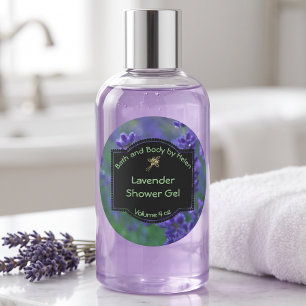 Waterproof Lavender Bath and Cosmetics Label