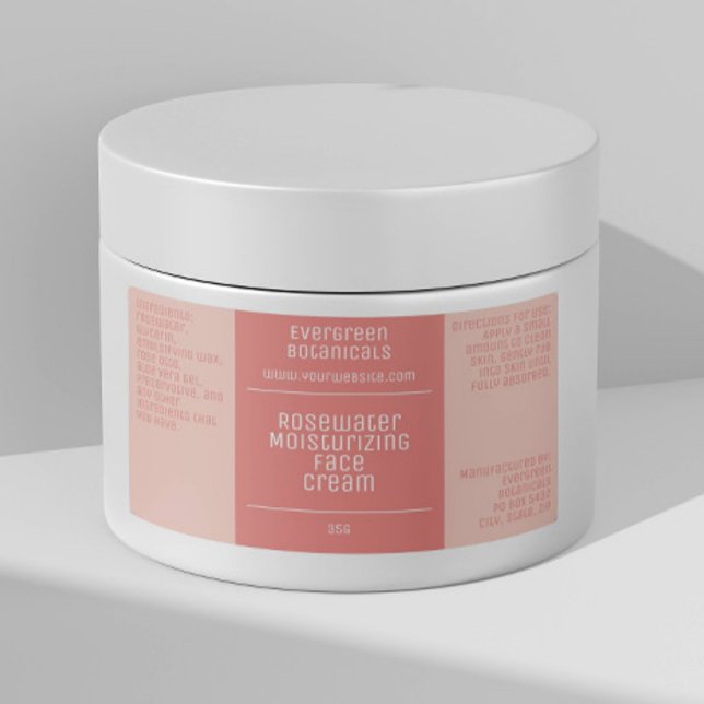 waterproof minimalist beauty label  - dusty rose (Creator Uploaded)
