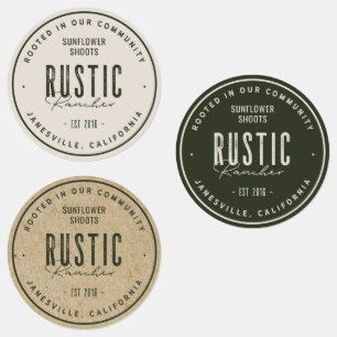 Waterproof Product Labels   Rustic Rancher