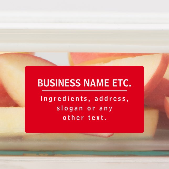 Waterproof Red & White Multi-Purpose (Affixed)