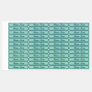 Waterproof Skinny Name Labels for Kids 
