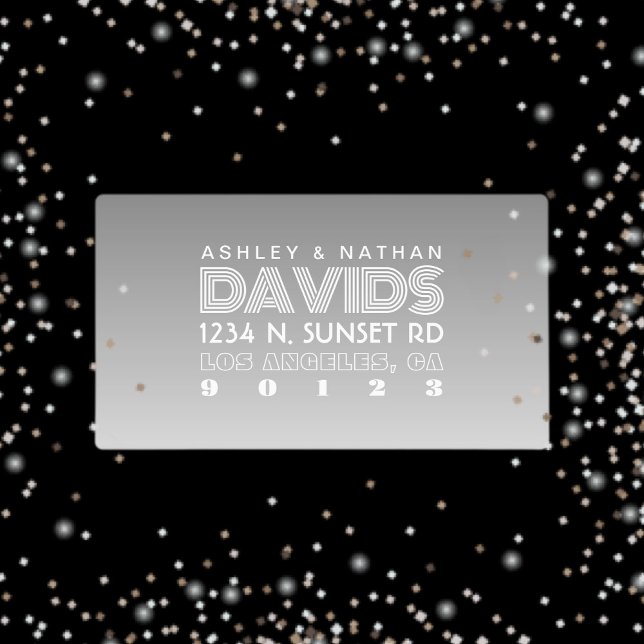 Waterproof Unique Creative Grey Ombre Address (Creator Uploaded)