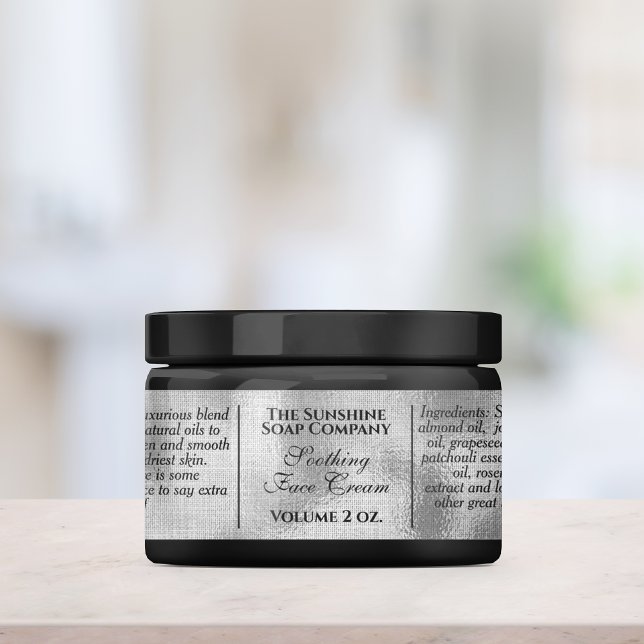 Waterproof vintage style woven silver foil soap (Creator Uploaded)