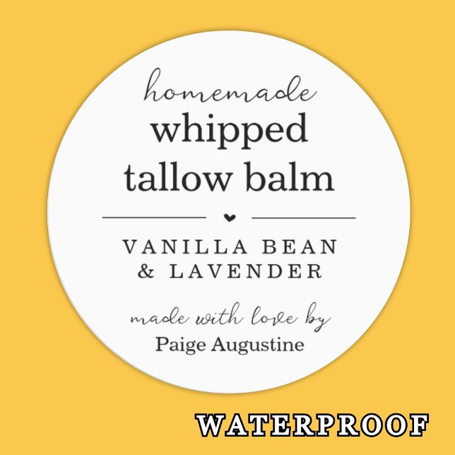 Waterproof Whipped Tallow Balm Butter Cream (Creator Uploaded)