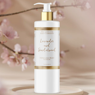 Waterproof white gold foil cosmetics bottle label