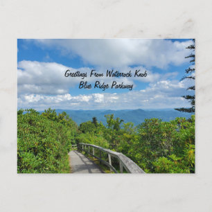 Waterrock Knob Maggie Valley Blue Ridge Parkway Postcard
