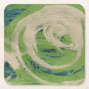 Water's Edge Square Paper Coaster