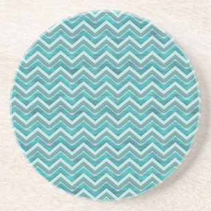 Waters Glitter Chevron Pattern Coaster