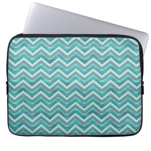Waters Glitter Chevron Pattern Laptop Sleeve