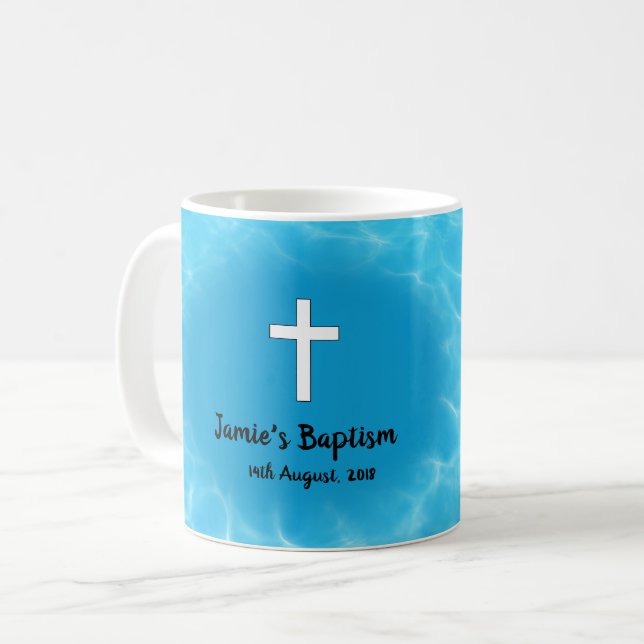 Waters of Baptism Coffee Mug (Front Left)
