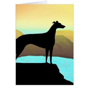 Waterside Greyhound Dog Landscape