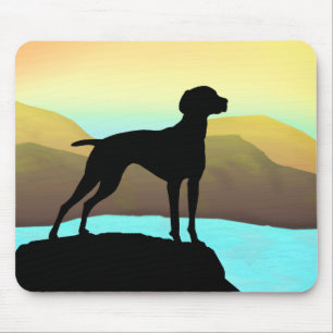 Waterside Vizsla t-shirts, apparel & gift Mouse Mat