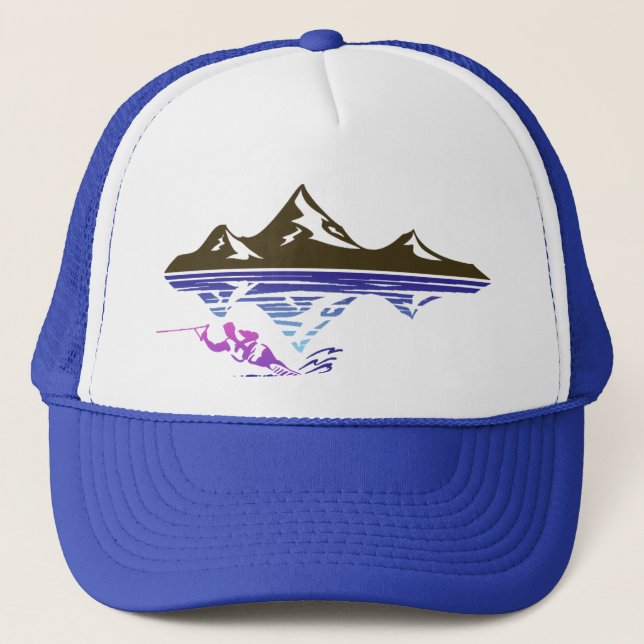 waterskier trucker hat (Front)