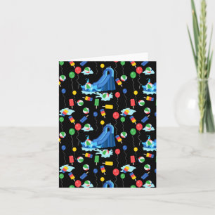 Waterslide Kids Summer Boy Girl Fun Card