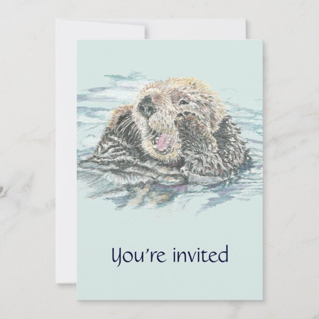 Waterslide, Water park Birthday Party Invite (Front)