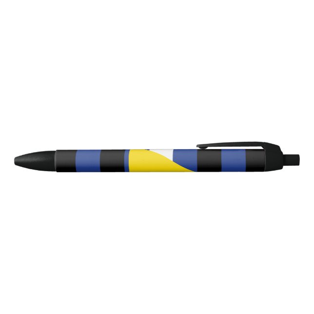 Watersports Pride Flag Black Ink Pen (Top)