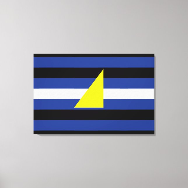 Watersports Pride Flag Canvas Print (Front)