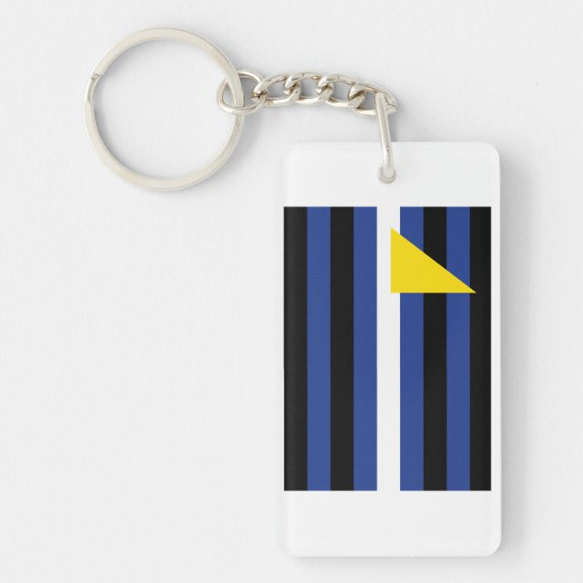 WATERSPORTS PRIDE FLAG KEY RING (Front)