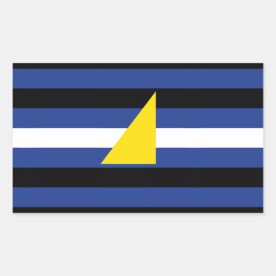 Watersports Pride Flag Rectangular Sticker