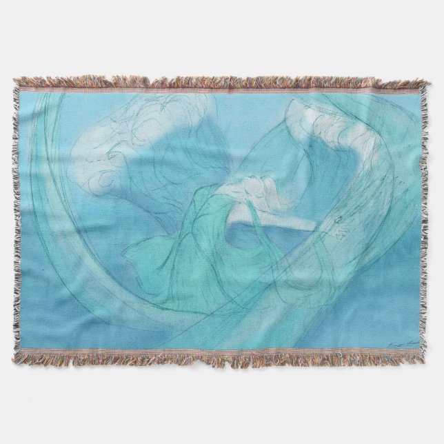 Watersprite Throw Blanket (Front)