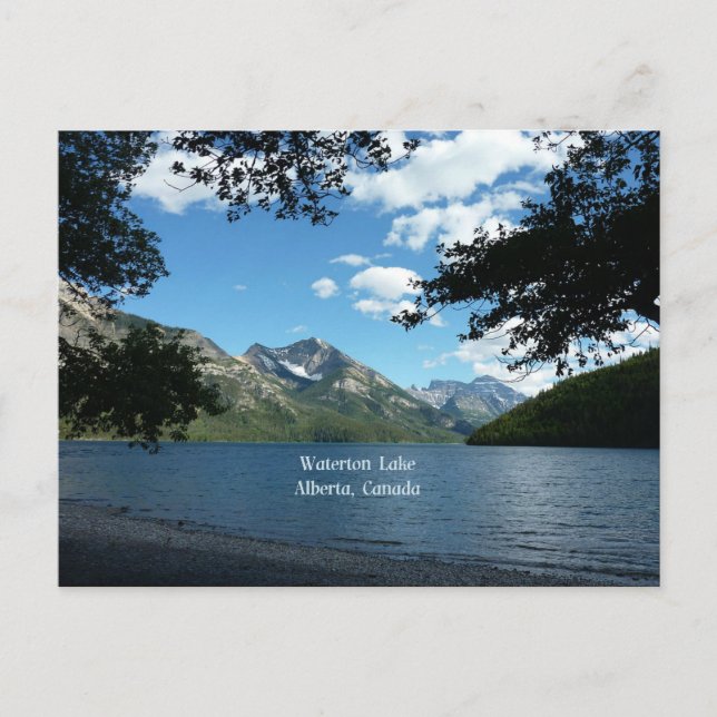 Waterton Lake, Alberta, Canada Postcard (Front)