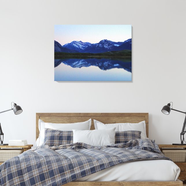 Waterton Lakes Canvas Print (Insitu(Bedroom))