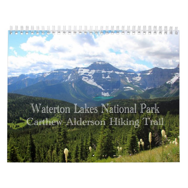 Waterton Lakes National Park Calendar (Cover)
