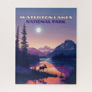 Waterton Lakes National Park Canada Alberta Jigsaw Puzzle