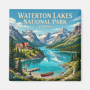 Waterton Lakes National Park Canada Magnet