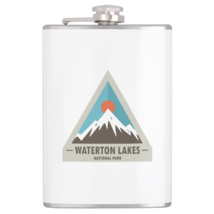 Waterton Lakes National Park Hip Flask