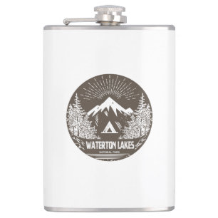 Waterton Lakes National Park Hip Flask