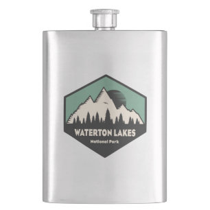 Waterton Lakes National Park Hip Flask